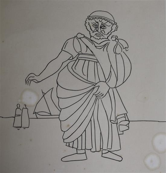After Andre Durain engraving Un Oiellard 29 x 25cm and other prints